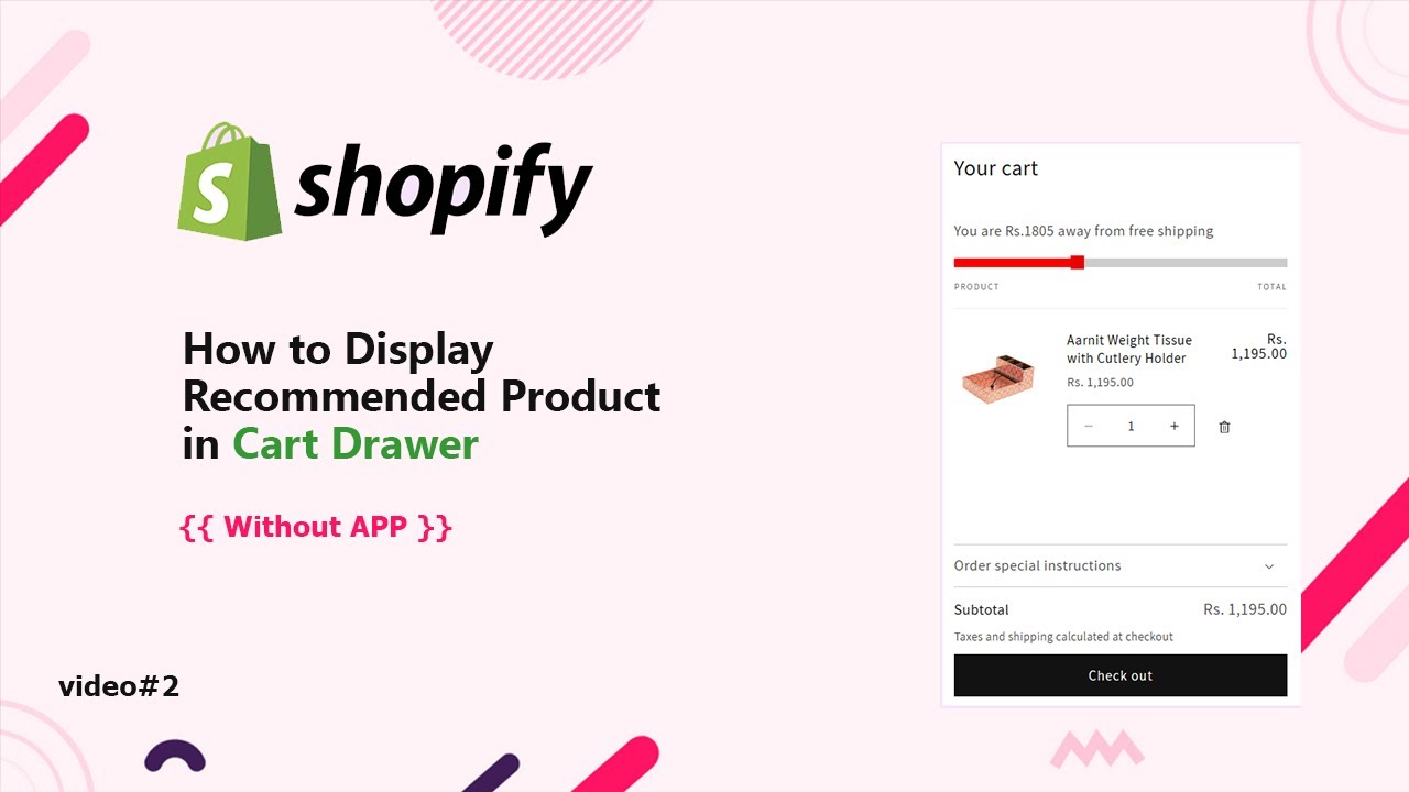 How to Display Recommended Product in Cart Drawer | Shopify Recommendation Products Without App