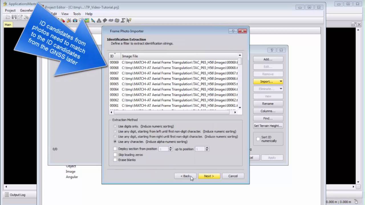 Trimble Photogrammetry - Setup Project for Demo Data