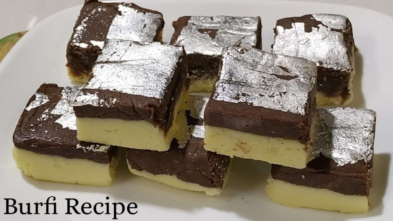 Barfi in 10 minutes| Double layer Milk Powder Barfi |Barfi Recipe