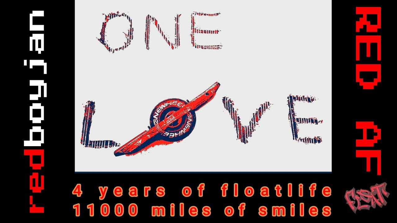 ONE LOVE JANNUAL 2021! 4 YEARS + 11500 MILES OF SMILES! ONEWHEEL FLOATLIFE UK CELEBRATION 360 ~~ =o=