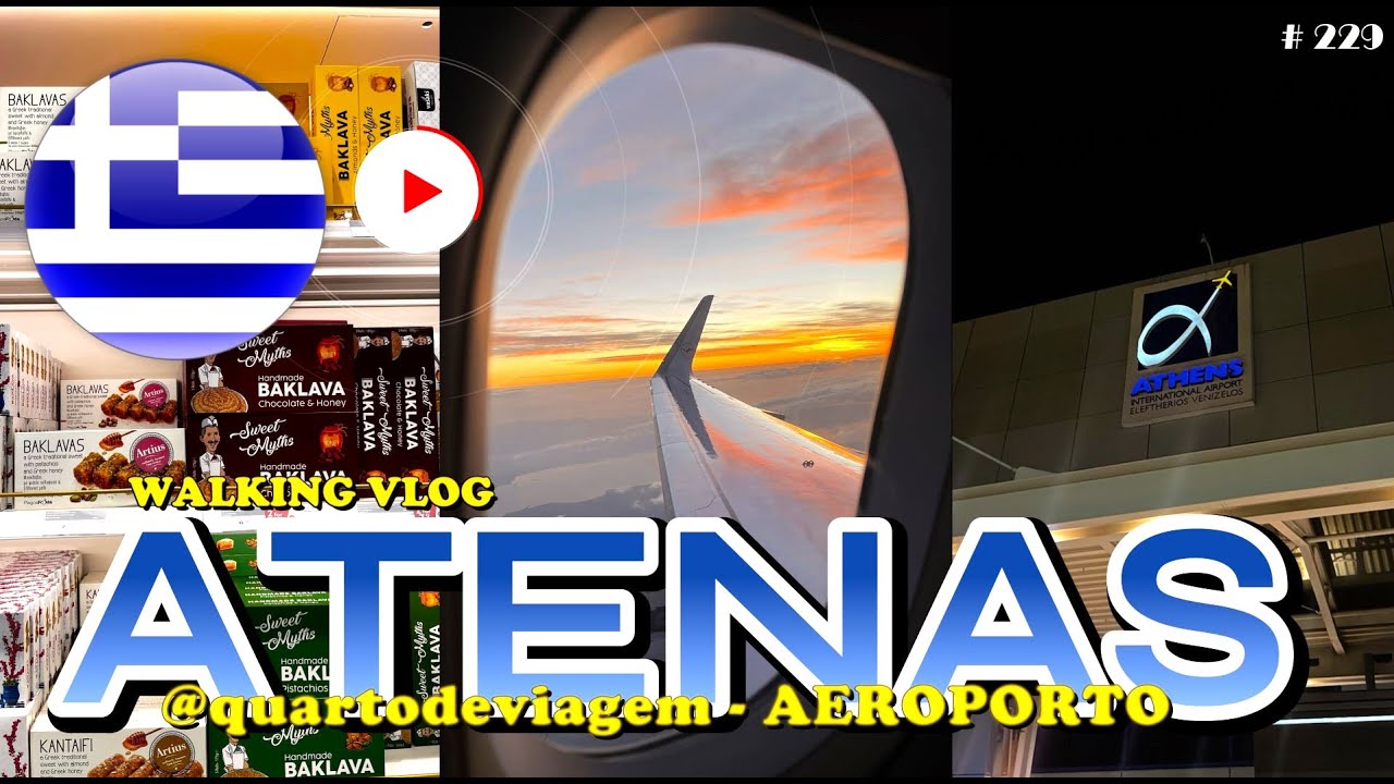 AEROPORTO DE ATENAS (ATH) Grécia 🇬🇷 | (4K) 229