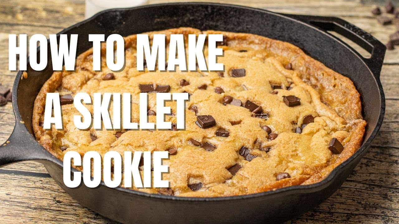 Skillet Cookie Recipe in a Cast Iron Skillet-The Best Dessert Ever!!