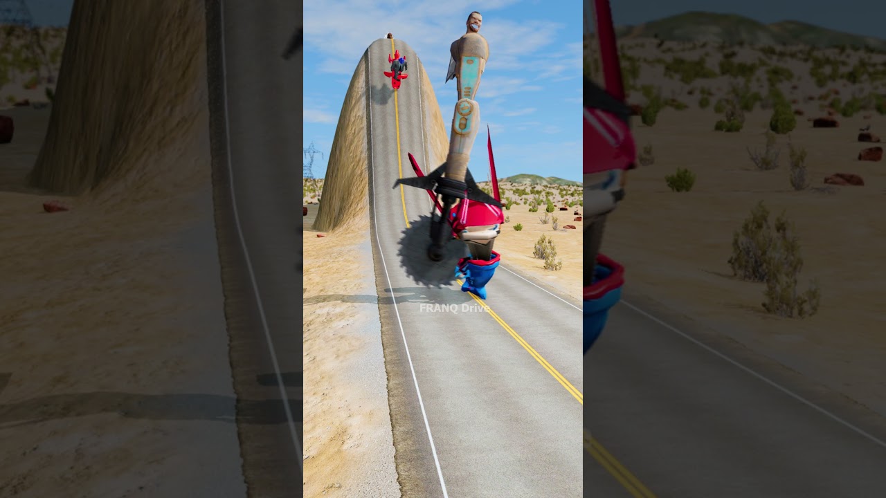 Skibidi Toilets, Speakermans & Freddy VS Skibidi Saw Trap Hill Crush &ndash; BeamNG.drive