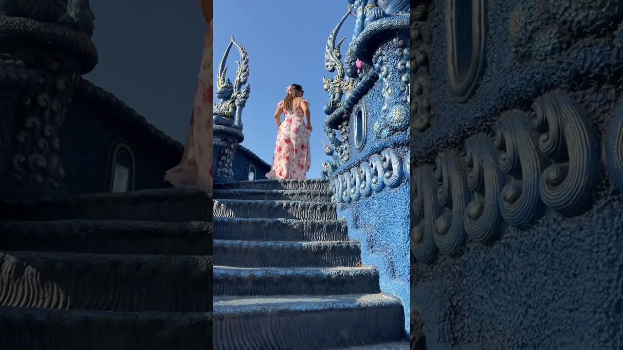 Featuring gorgeous blue temple chiang rai ❤️🇹🇭 #thailand #chiangraiattractions