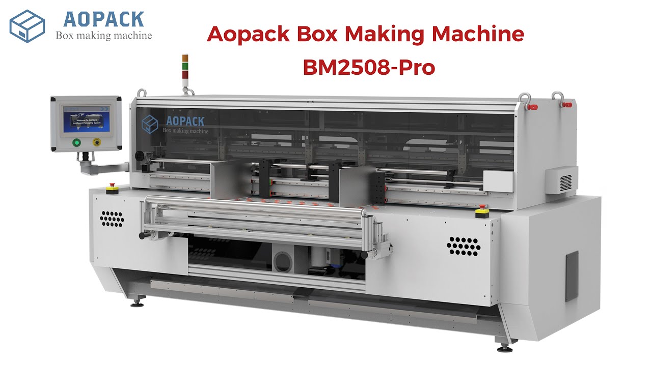 Aopack Box Making Machine BM2508-Pro All In One Compact Machine
