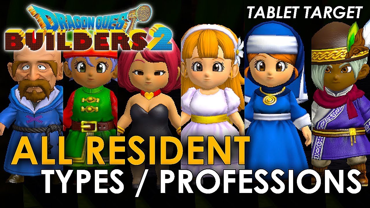 Dragon Quest Builders 2 — Нанимайте жителей с разными профессиями — 12 профессий (Руководство)