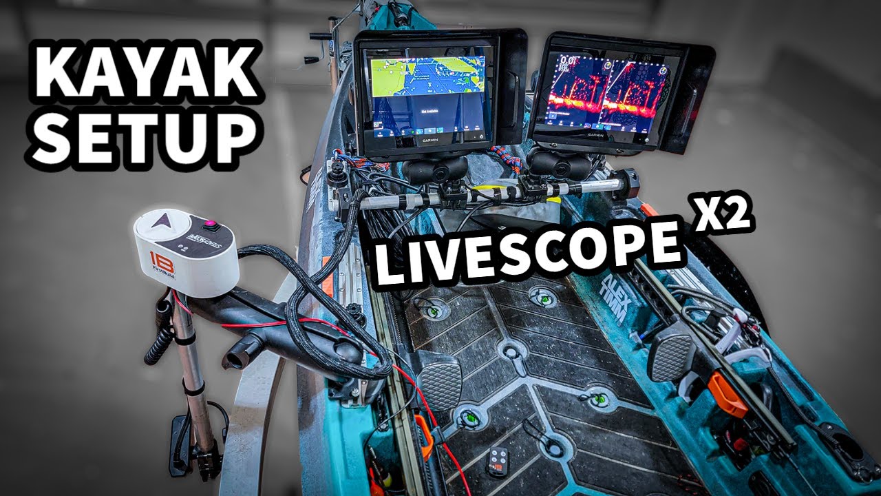 How to Setup Your Fishing Kayak with Garmin Livescope!