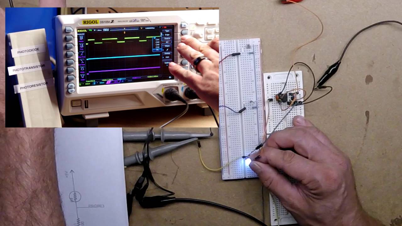 Photodiode vs Phototransistor vs Photoresistor