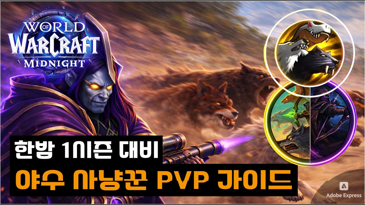 한밤 1시즌 대비 야수 사냥꾼 PVP 가이드 | World of Warcraft Midnight Beast Master Hunter PVP Guide