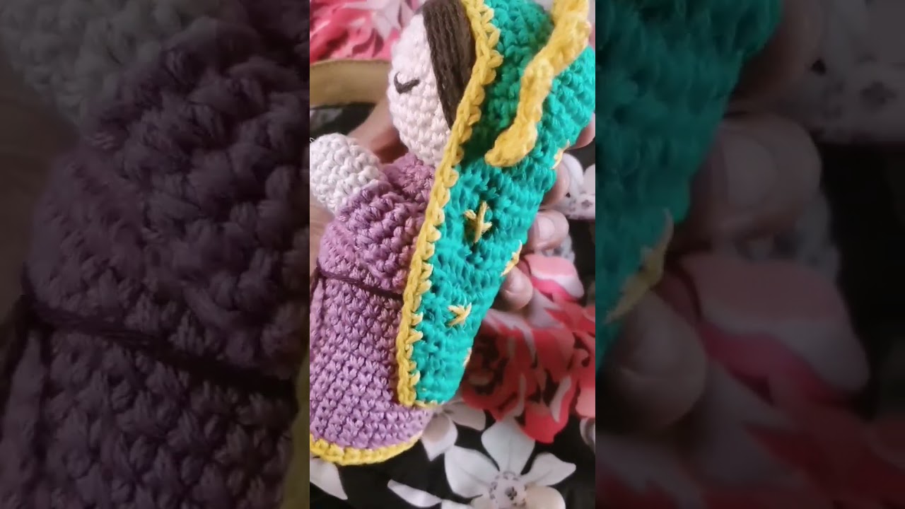 Virgen Mar&iacute;a Amigurumi 20 cm, Pedidos Entregados #amigurumi #virgenmaria