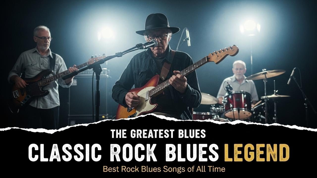 ZZ Top, Eric Clapton, Muddy Waters, Jimi Hendrix, BB King – Legendary Rock Blues Power