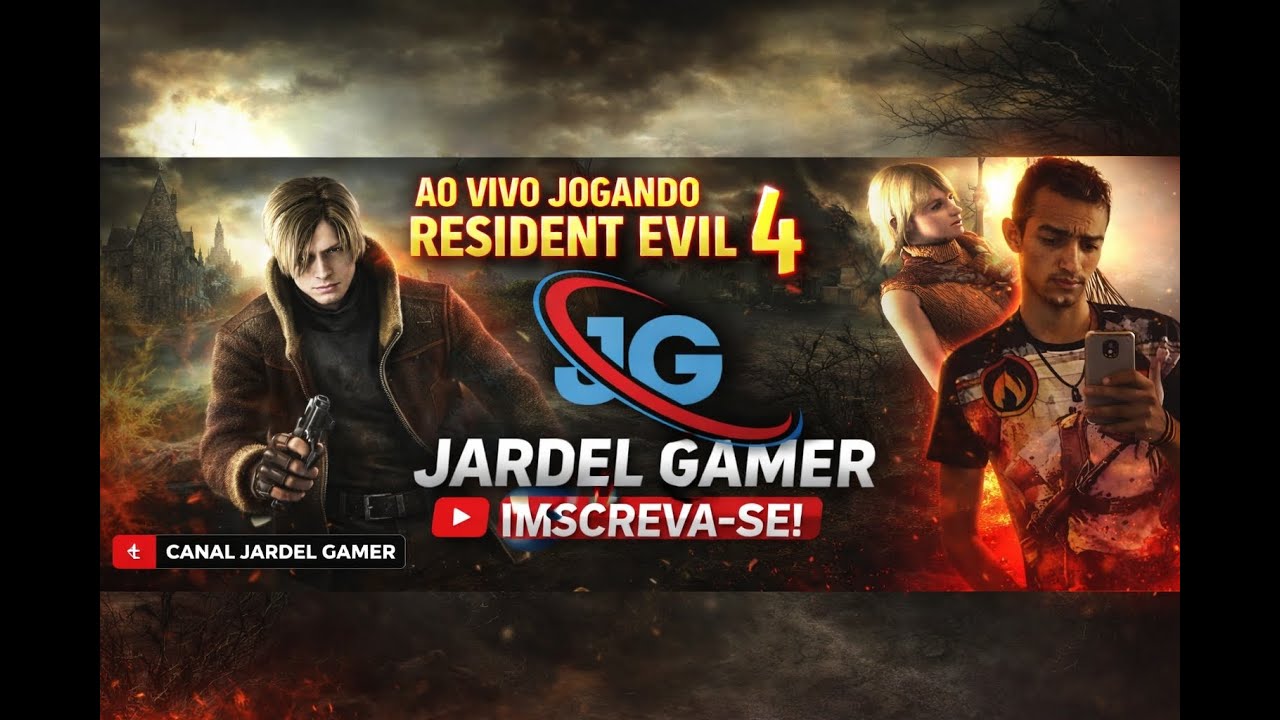 🔴 LIVE DE RESIDENT EVIL 4 🔴 RUMO A 3K DE ESCRITOS 🔴