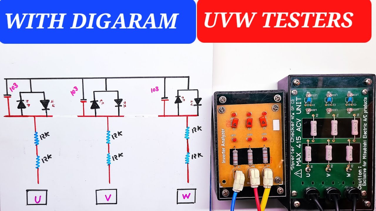 inverter ac ka uvw tester kaise banaye