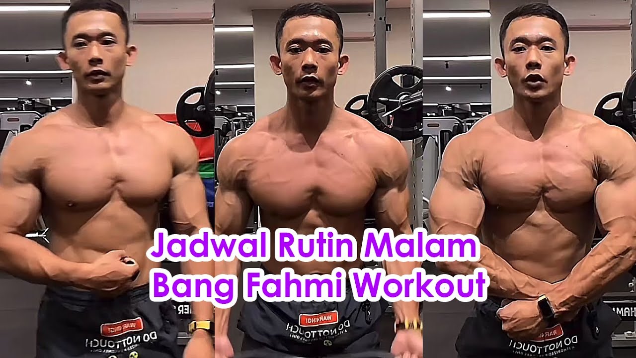 Jadwal Rutin Malam Bang Fahmi Workout