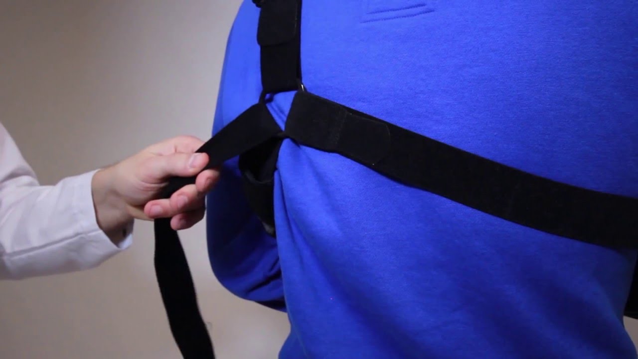 Formfit Shoulder Brace with Abduction - Posterior view