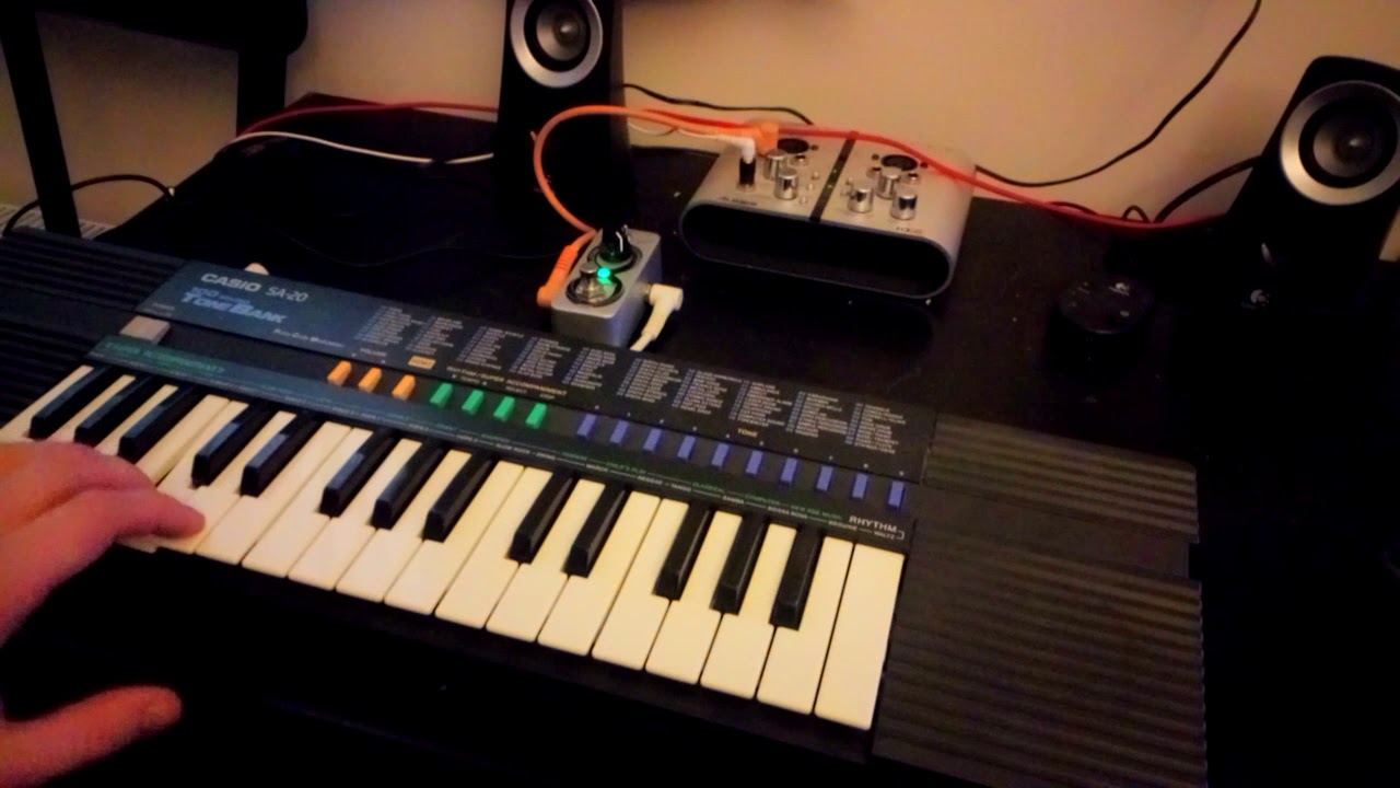 Isolation jam with my Casio SA-20/Loop pedal