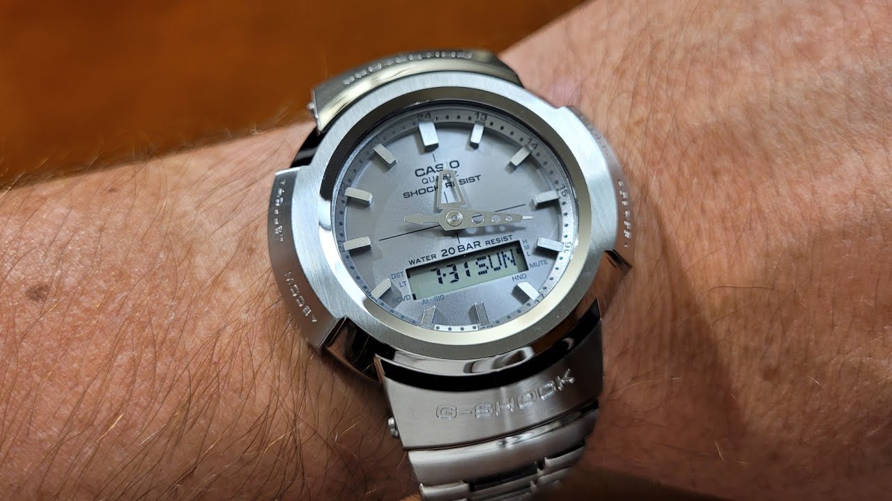 Casio G-Shock AWM-500D-1A8 - unboxing, recenzja i porównanie [PL]