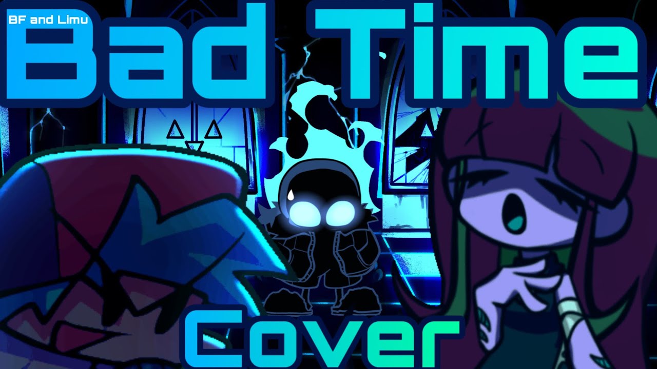 FNF Bad Time Nightmare Sans vs BF and Limu (ナイトメアサンズをBFとLimuで倒したい)