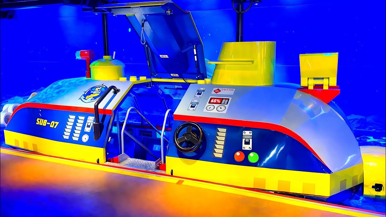 [NEW 2026] LEGO CITY Deep Sea Adventure Submarine Ride - 4K LOWLIGHT POV Legoland California￼ Rides