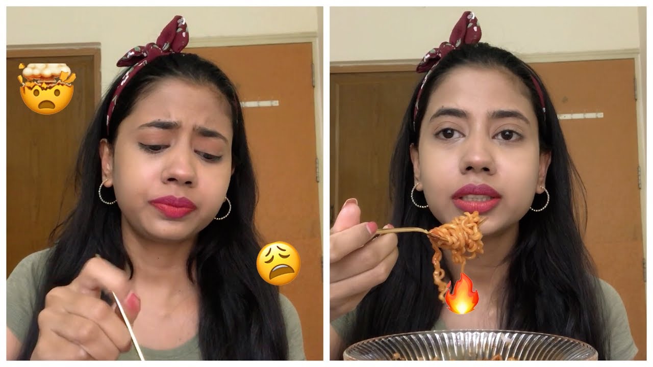 2XSPICY Ядерный пожарный челлендж с лапшой с изюминкой