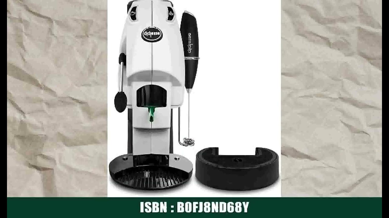Didiesse Baby Frog Coffee & Tea Kaffeemaschine fÃ¼r Pads, mit MilchaufschÃ¤umer und doppeltem