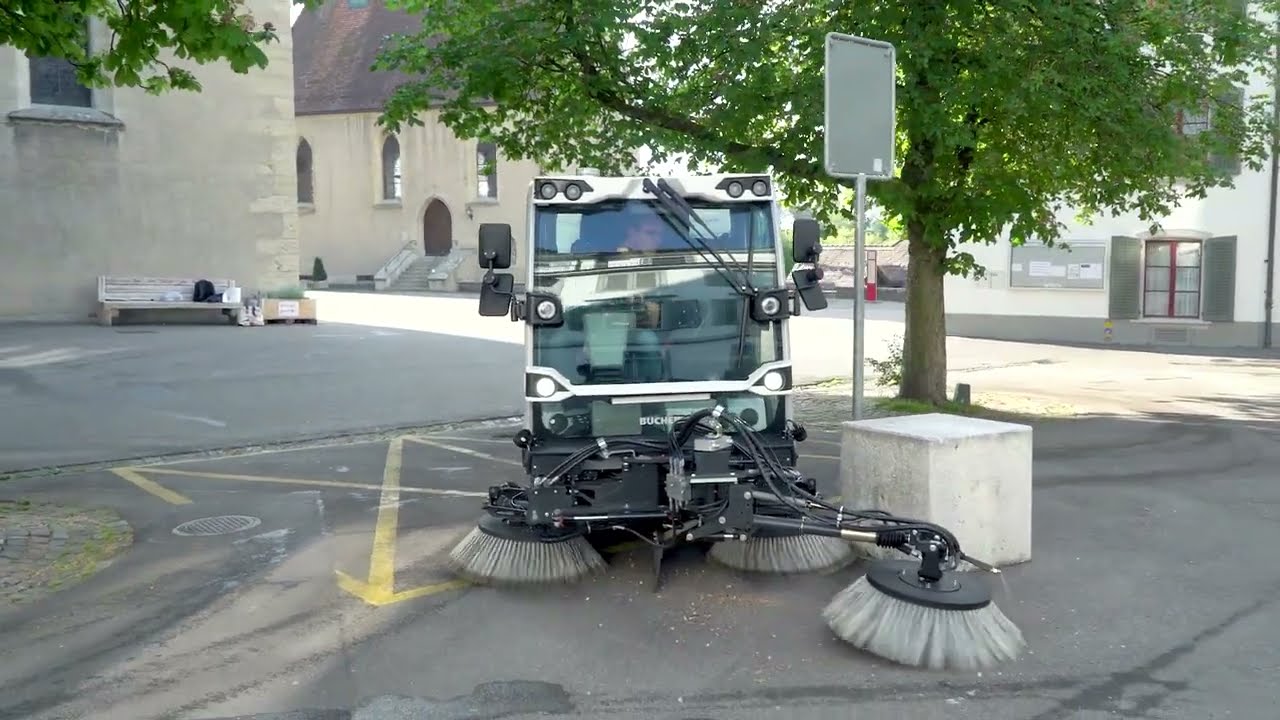Bucher Municipal - CityCat V20 Serie - Kehrsystem mit 3. Besen