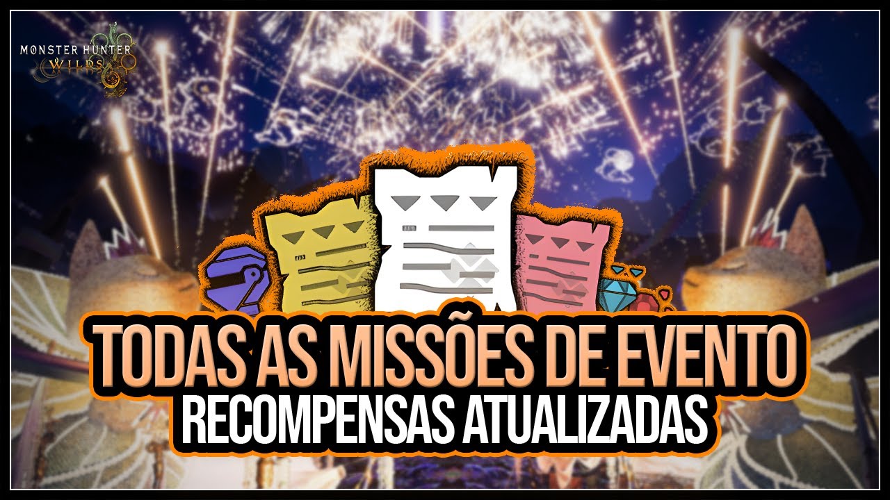 TODAS AS MISSÕES DE EVENTO + RECOMPENSAS | MONSTER HUNTER WILDS