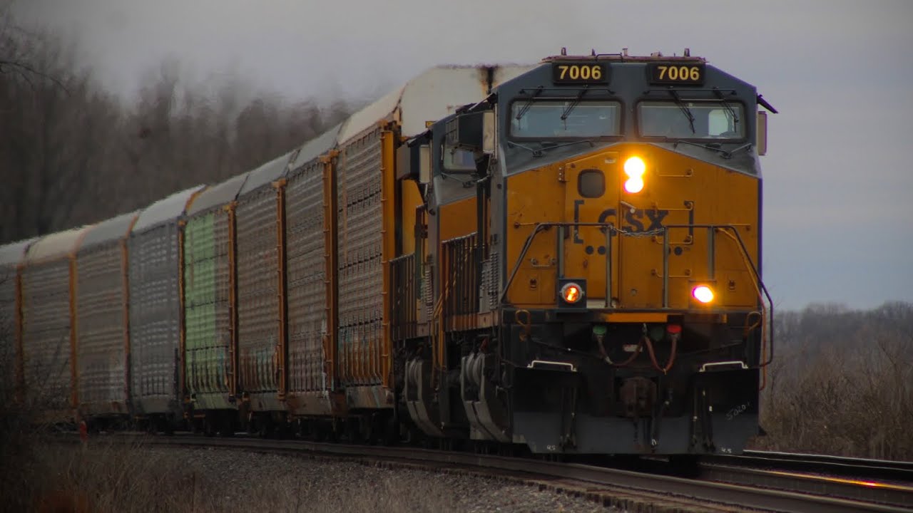 CSX M204 passes Ferree Road at MP 159 with awesome K5LA!