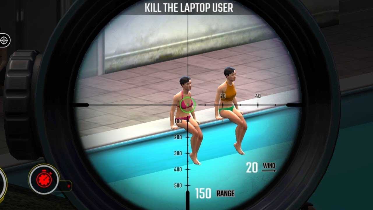 Sniper 3D Pool Mission 🎯 | Perfect Target Lock || #sniperking 