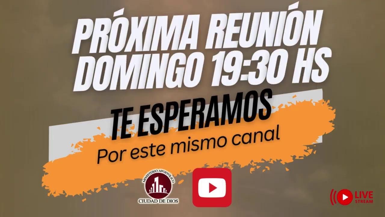 Reunión en vivo -Ciudad de Dios - Gral. Roca 29/01/26 ANIVERSARIO N° 16 CIUDAD DE DIOS