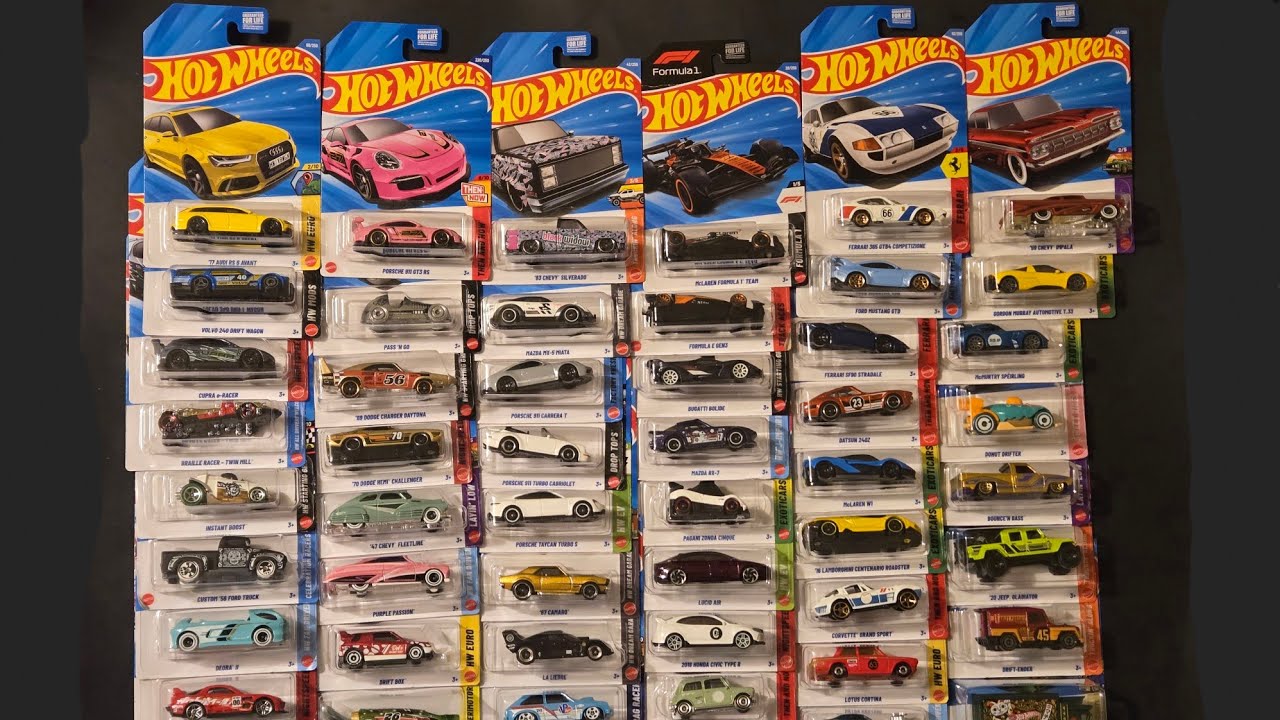 Opening 2026 Hot Wheels A B C case mainline cars