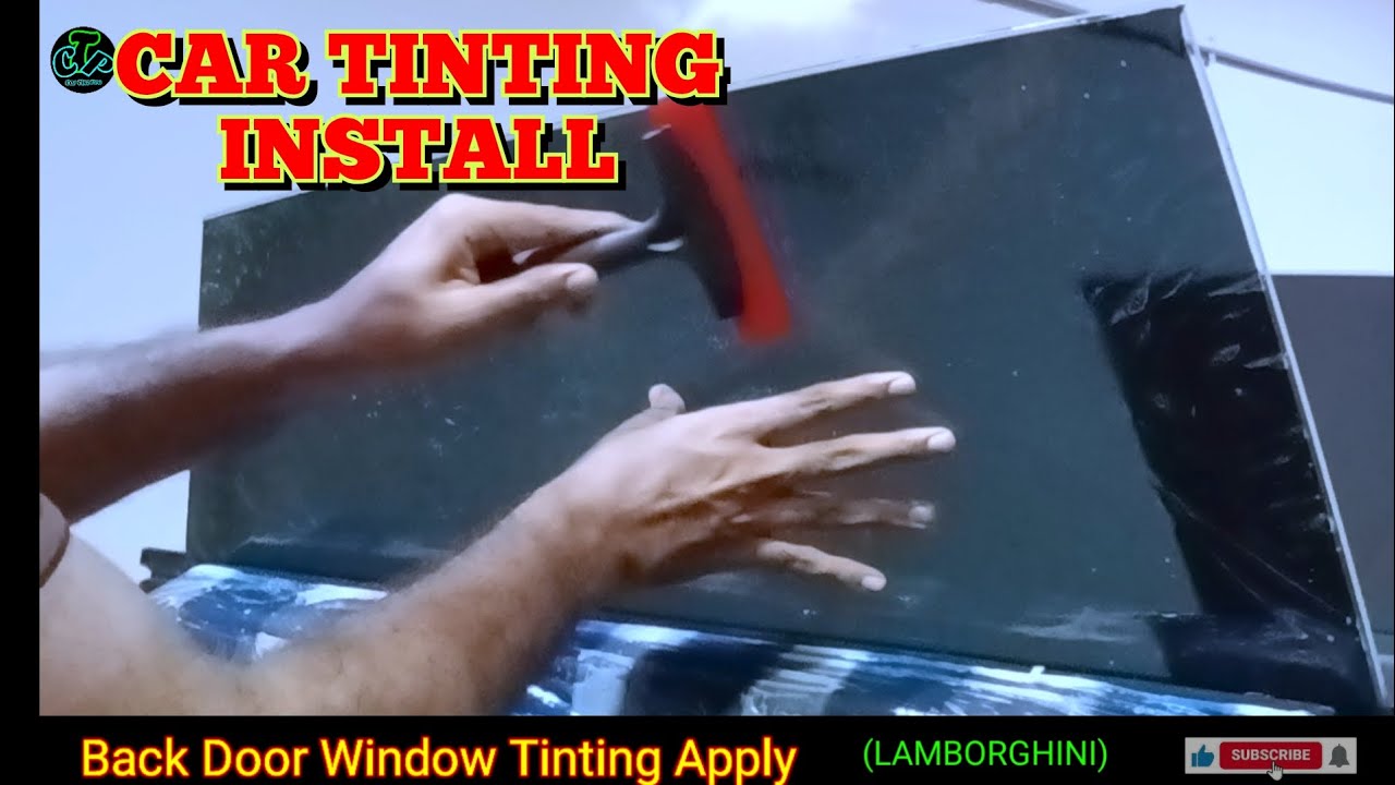 Car Back Door Tinting Like a Pro – Step-by-Step Guide 💪