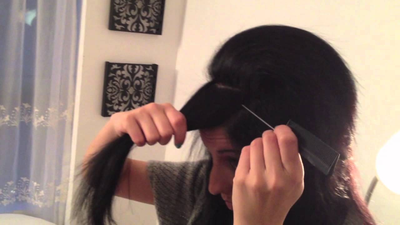 How to tease your hair properly