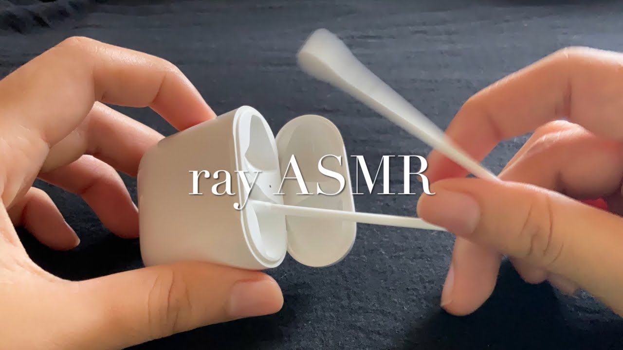ASMR Thai Cotton swab (No Talking ) **ปั่นหูใน airpods แบบงงๆ