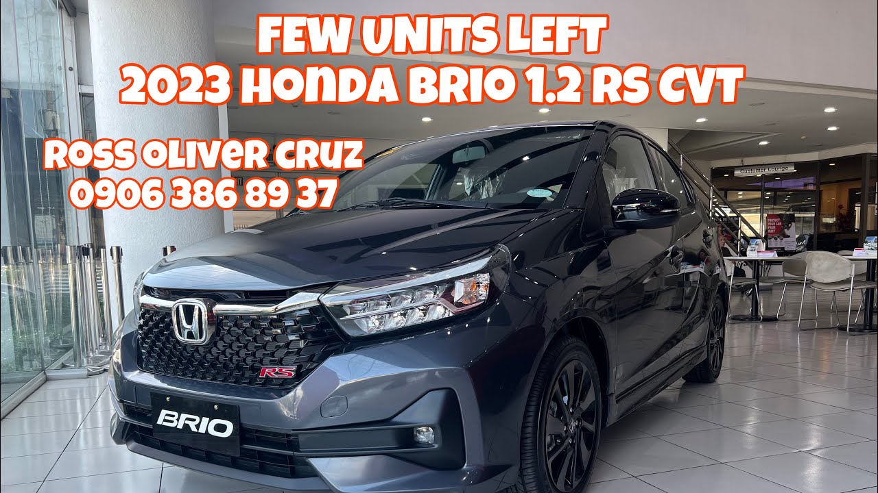 2023 Honda Brio 1.2 RS CVT (Meteoroid Gray)