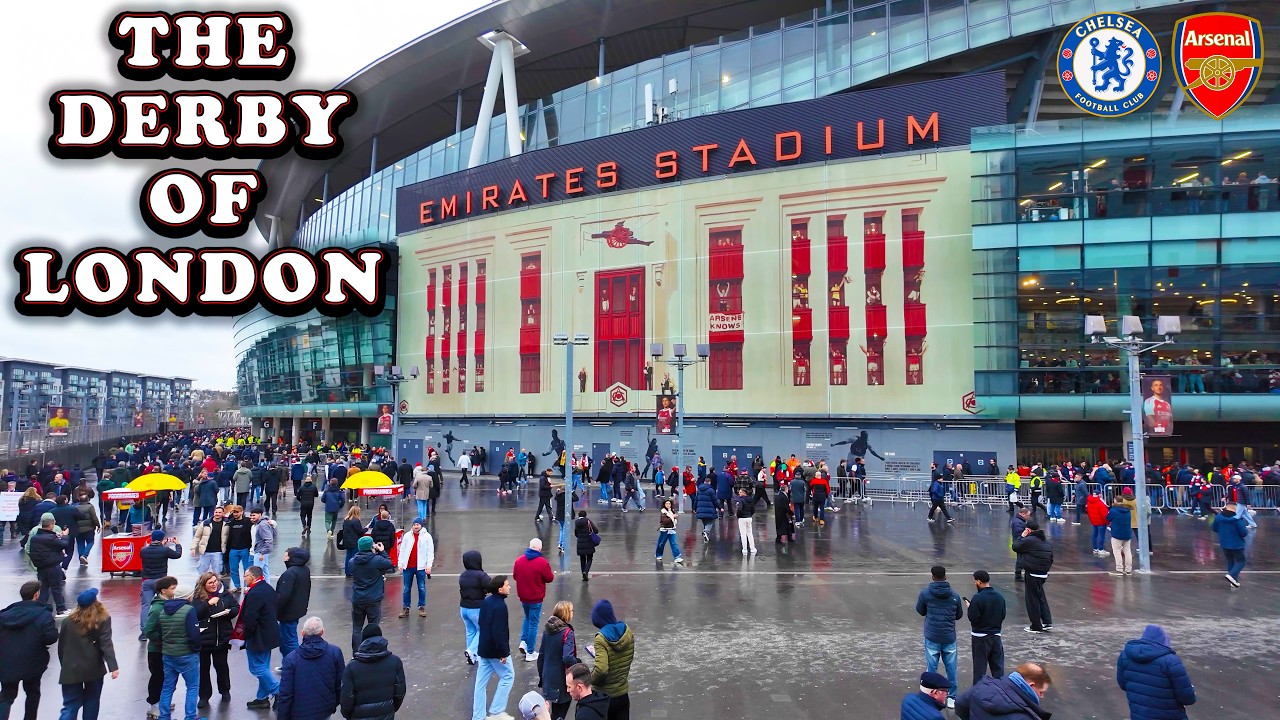 Emirates Stadium Matchday Energy Arsenal vs Chelsea London Derby