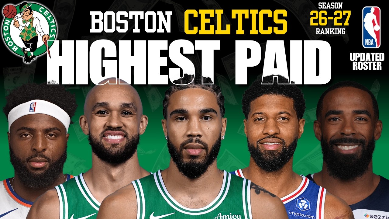 🔥 Boston Celtics Full Roster & Salaries 2026-27 | NBA Payroll! Jayson Tatum & Paul George!