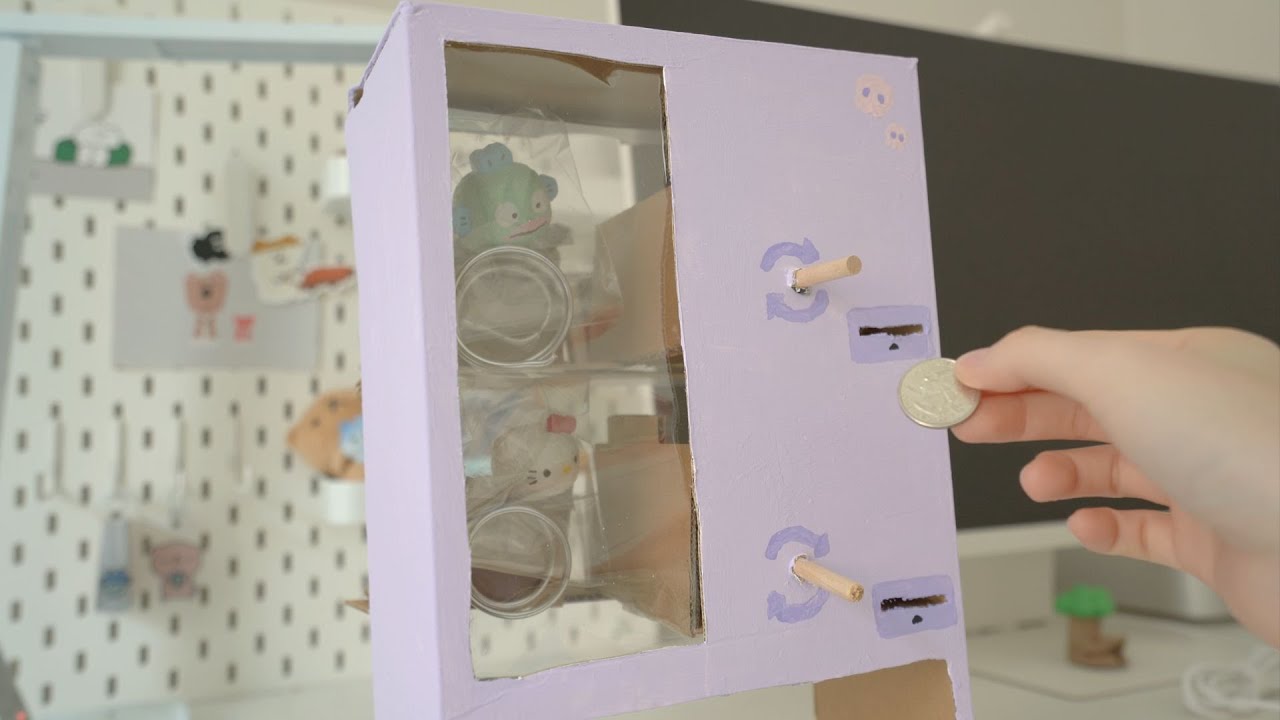 DIY Squishy Vending Machine (Sanrio edition)