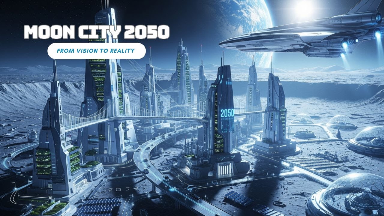 Moon City 2050: From Vision to Reality 🌌🚀🤖