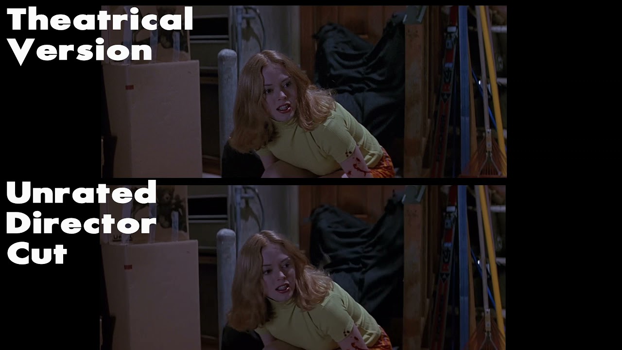 Scream (1996) Tatum Riley's Death - Theatrical Version Vs. Unrated Director's Cut [HD]