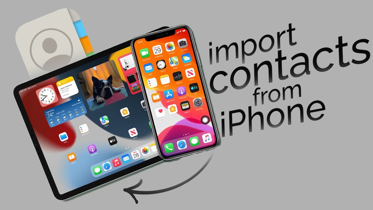 Как импортировать контакты с iPhone на iPad (урок)