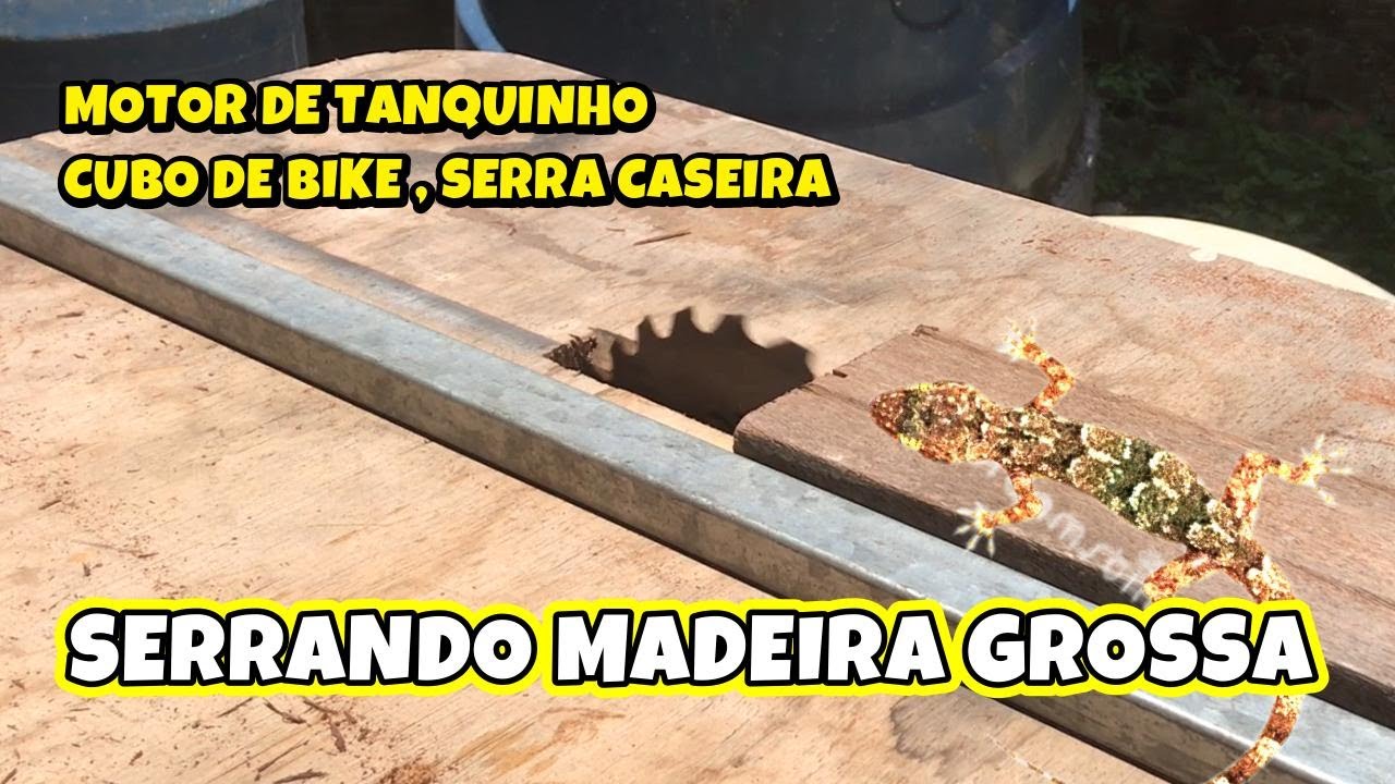 SERRA DE BANCADA CASEIRO TESTE EXTREMO MADEIRA MACIÇA GROSSA , SERÁ QUE VAI?
