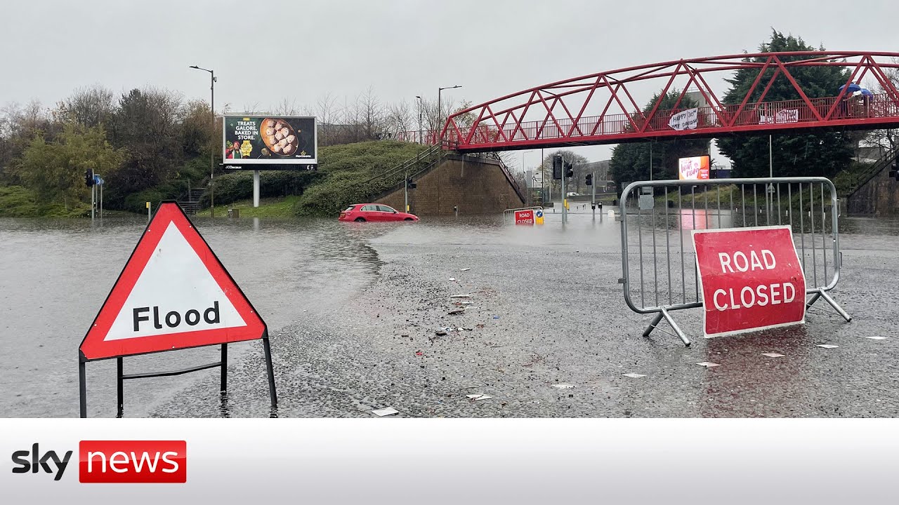 Flooding causes chaos in eastern Scotland