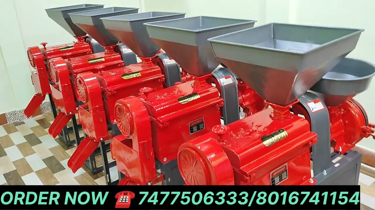 6w3500 combined rice mill machine 2026 model 5.5hp copper motor Single rice mill machin #assam #rice