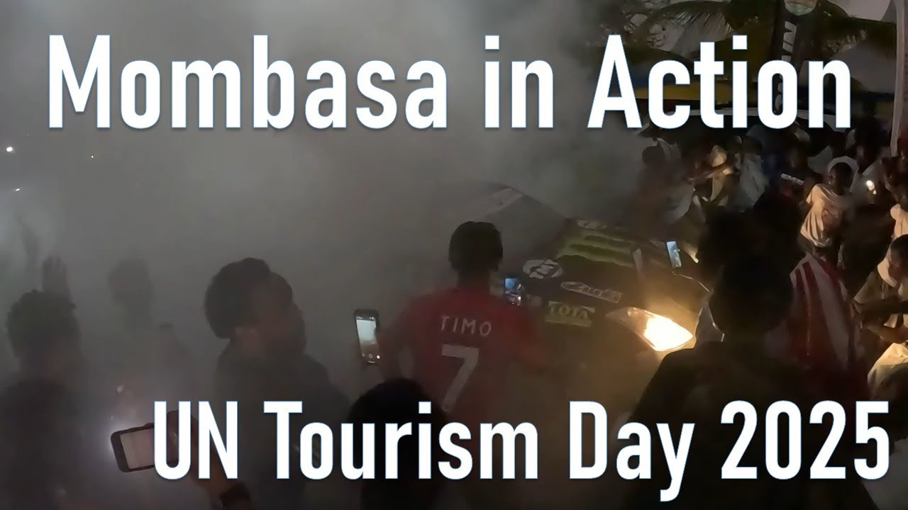 UN World Tourism Day Celebration at Mombasa Kenya | Car Drifting, Stunts & Street Food #africa