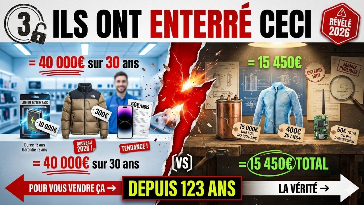3 Technologies Que l'Industrie Ne Veut PAS Que Vous Achetiez (Liste Noire)