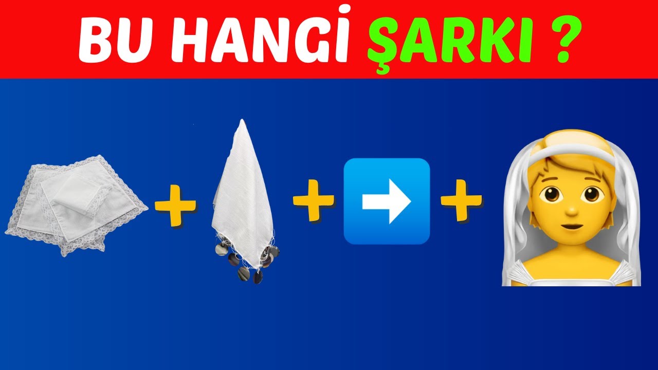 Emojilerden Şarkıyı Tahmin Et 🎵 Popüler Şarkıları Bulabilecek Misin❓