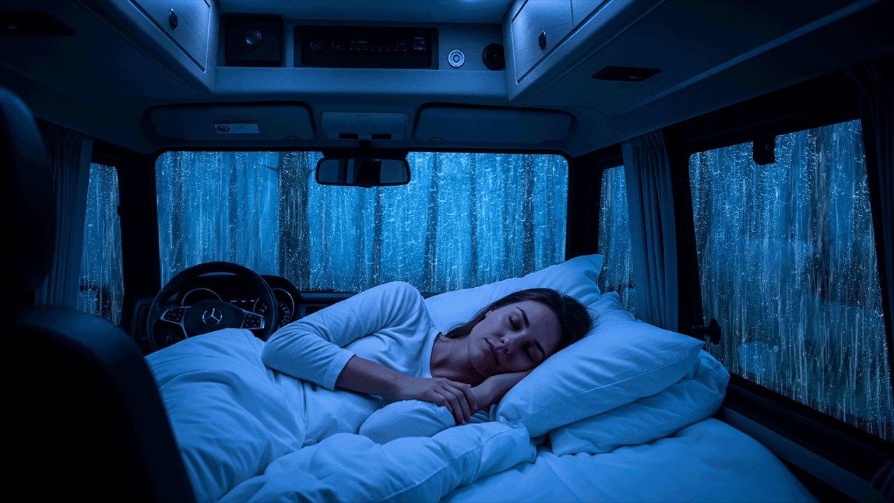 Durma Rápido com Chuva e Trovoadas Fortes 💤 Alívio Imediato da Insônia