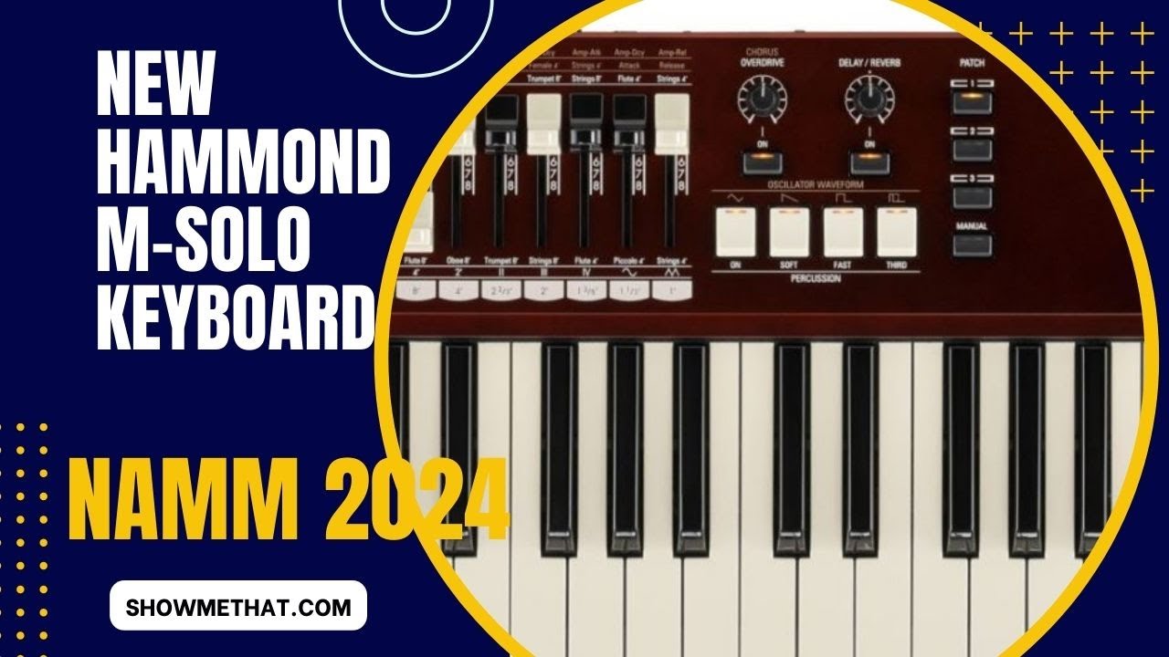 НОВАЯ КЛАВИАТУРА HAMMOND M-SOLO NAMM 2024