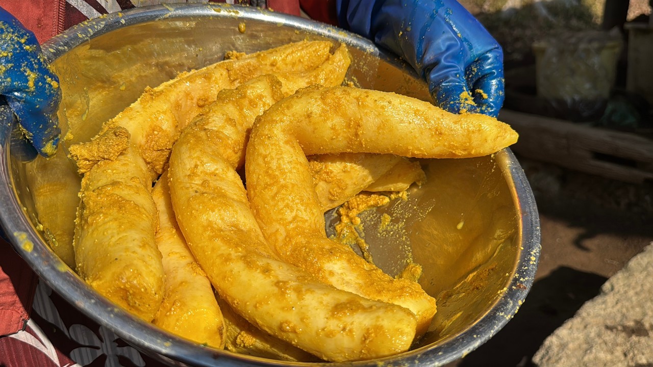 大根だけでこんなに旨いのかって言われた【自家製のたくあん漬け】　25/1/21